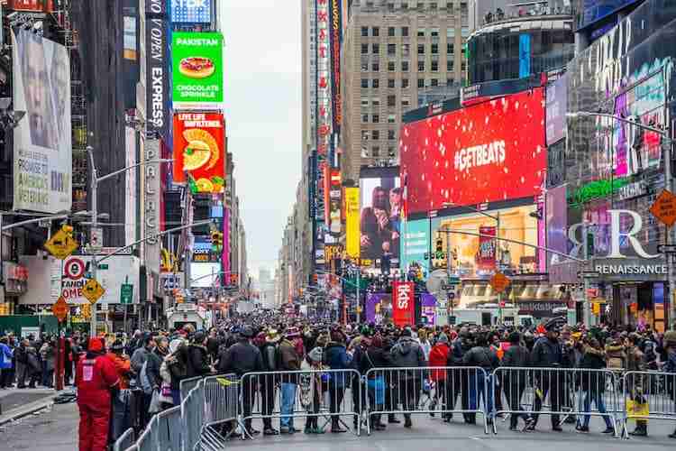 10 consejos para pasar Nochevieja en Times Square Nueva York