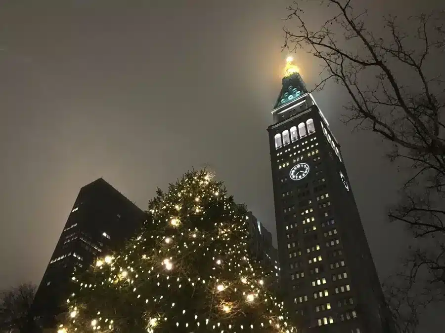 Árbol de Navidad en Madison Square Park