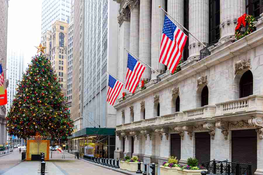 Árbol de Navidad de Wall Street