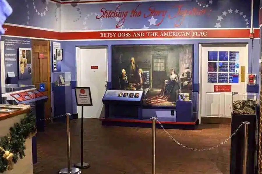 Museo Betsy Ross en la Casa Betsy Ross, Filadelfia