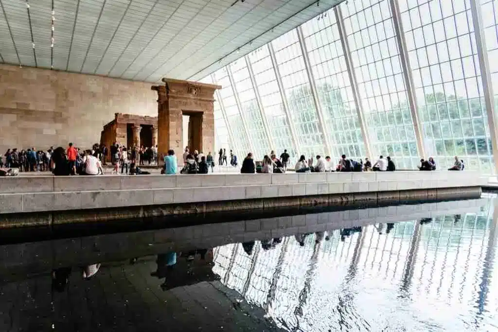 El Templo de Dendur en el Museo Metropolitano de Nueva York