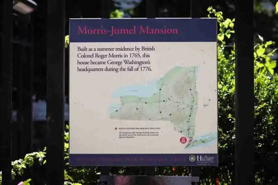 La mansión Morris Jumel en Washington Heights, Nueva York