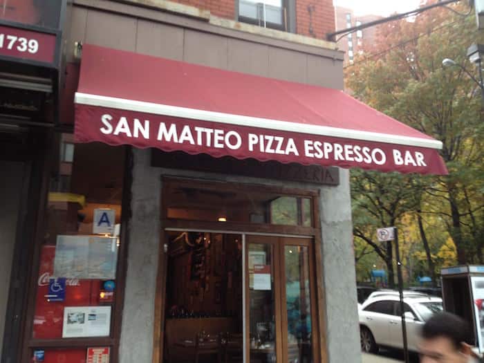 San Matteo - Las mejores pizzerías de Nueva York.