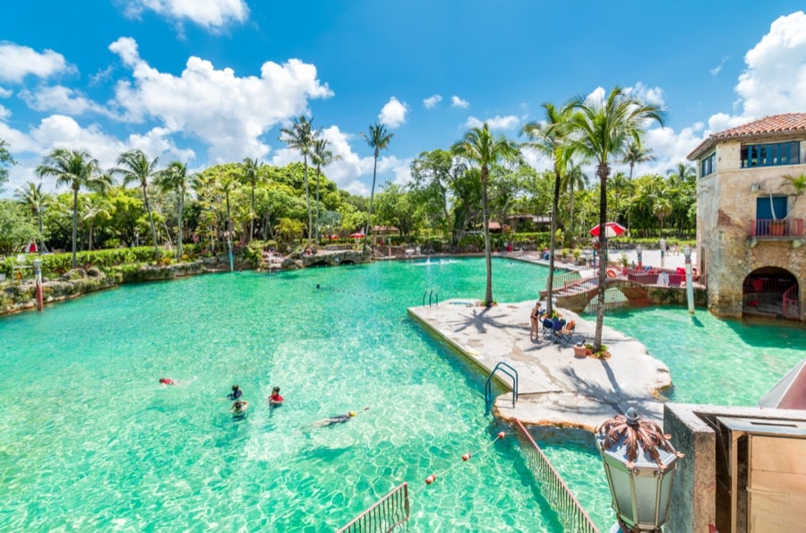 La piscina veneciana en Coral Gables, Miami