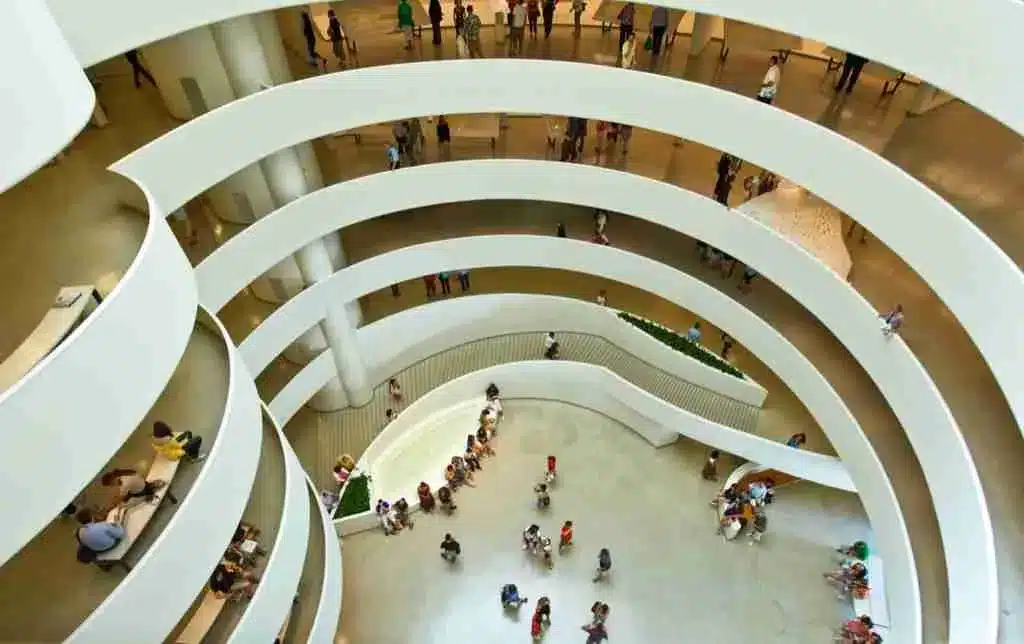 El atrio del Museo Guggenheim de Nueva York