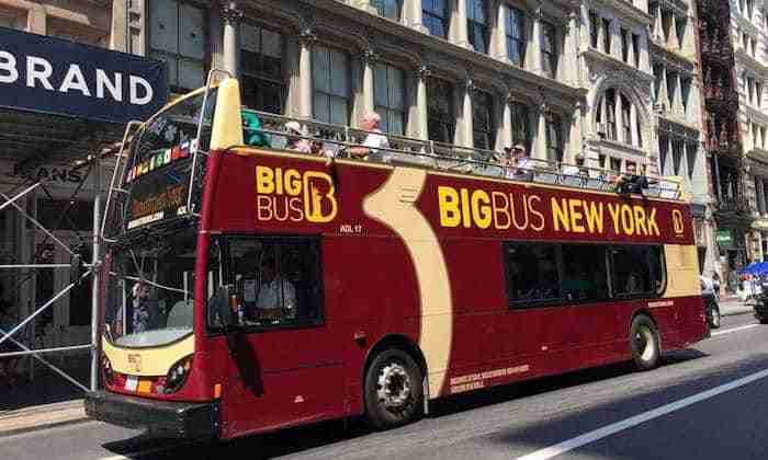 Los tours en autobús turístico Big Bus Tour