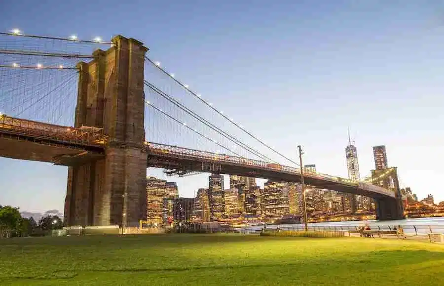 El espectáculo de Brooklyn Bridge Park, Dumbo, Brooklyn