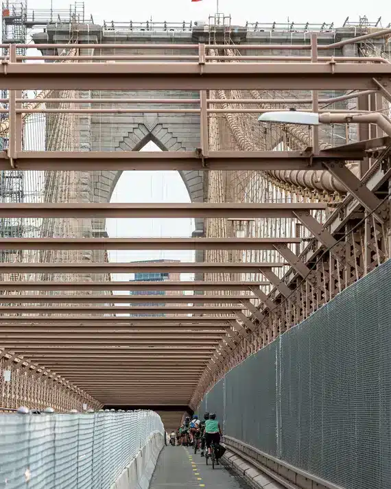 Puente de Brooklyn en bicicleta