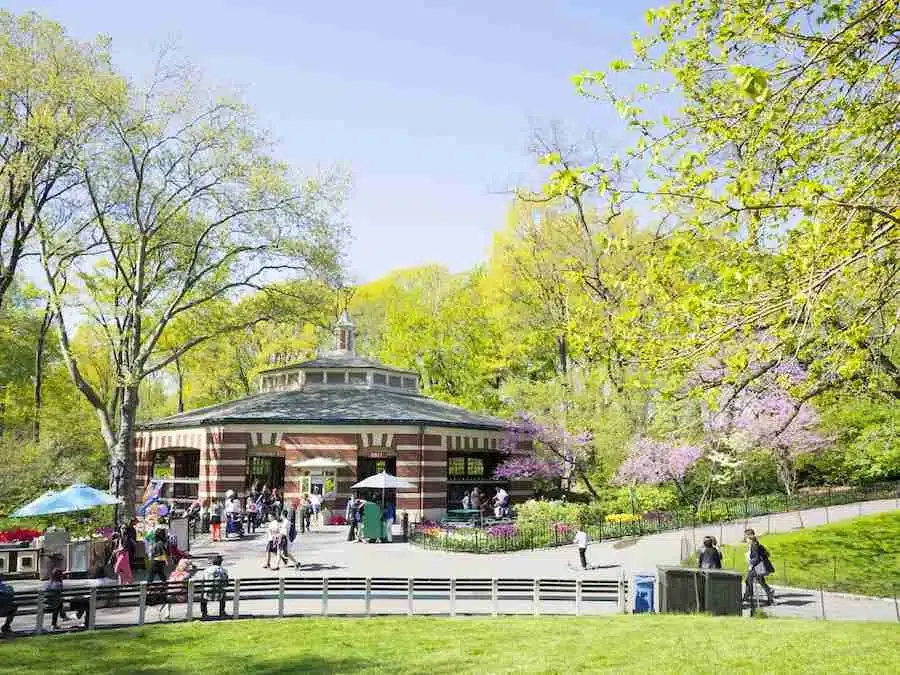 El hermoso carrusel en Central Park