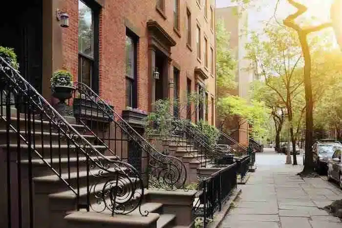 Las hermosas casas y calles de Brooklyn Heights