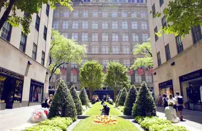 The Channel Gardens, Rockefeller Center
