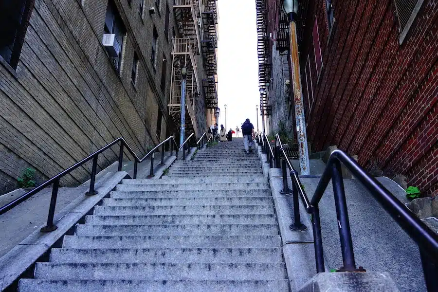 La escalera del Guasón, Bronx