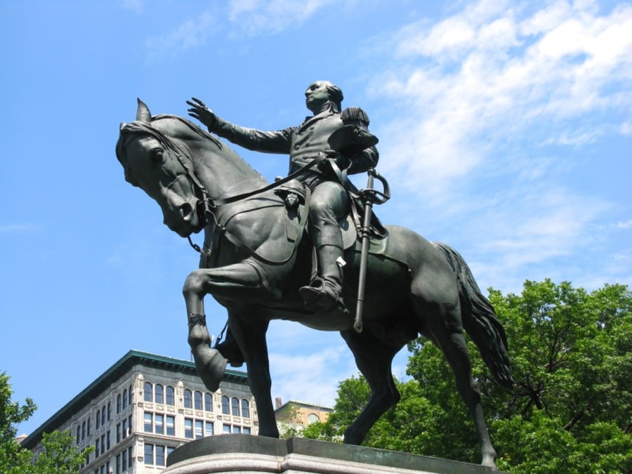 Estatua de George Washington en Union Square, Nueva York
