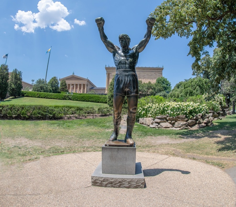 La estatua de Rocky en Filadelfia