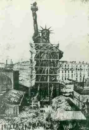 La estructura de la Estatua de la Libertad