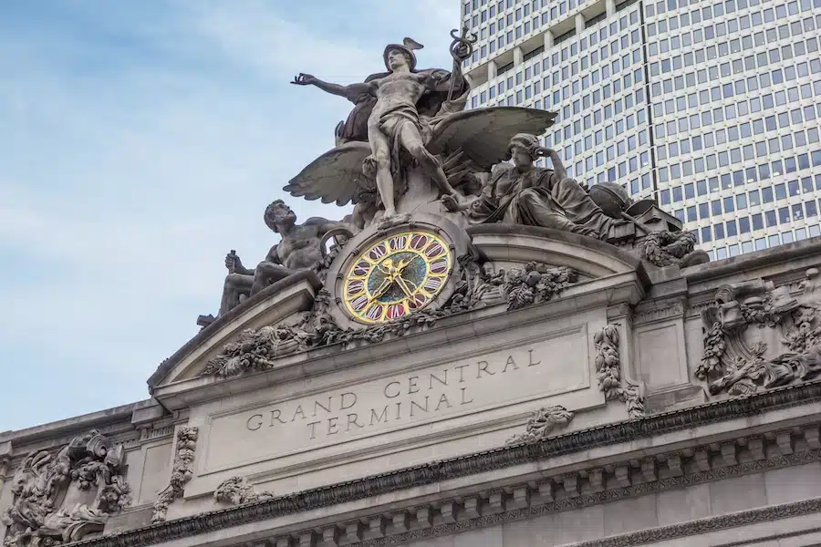 La hermosa fachada de Grand Central Terminal, Nueva York