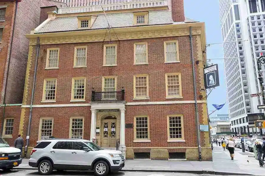 The Fraunces Tavern and Museum, en el distrito financiero de Nueva York
