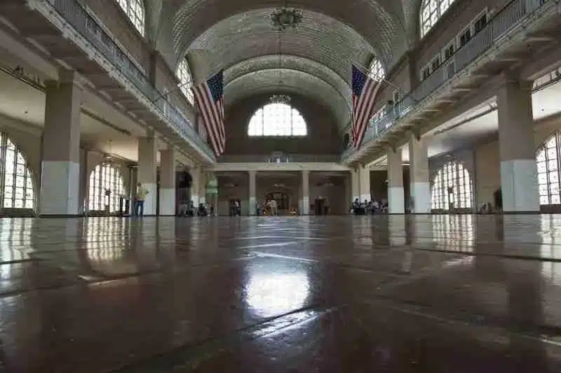 La Sala de Registro en Ellis Island