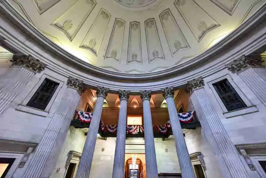 Interior del Salón Federal, Wall Street