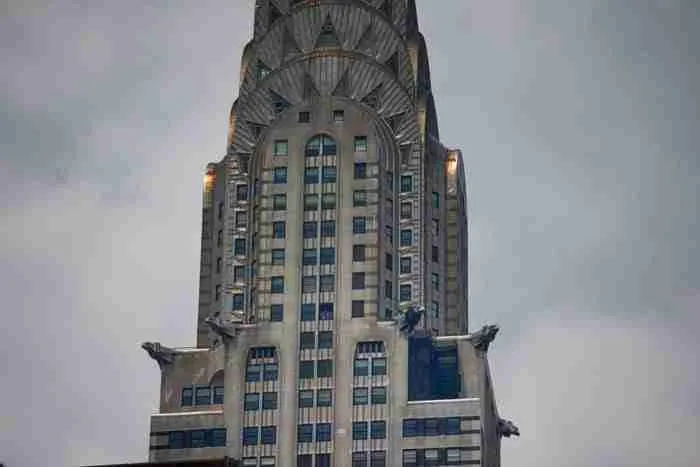 El edificio Chrysler en detalle: las águilas