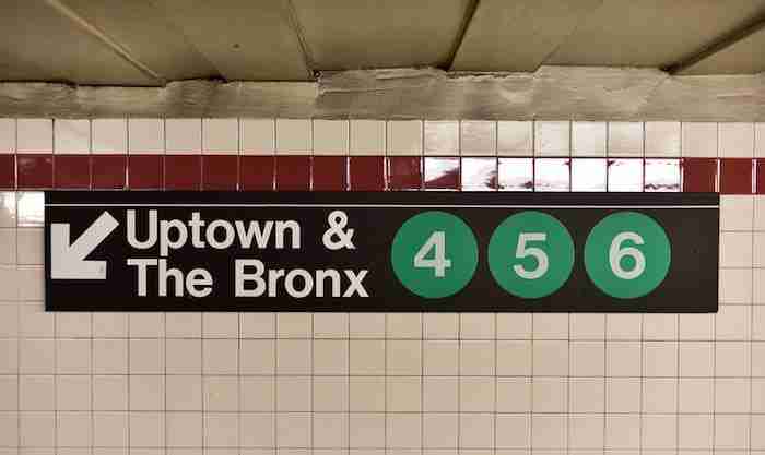 Las líneas 4, 5 y 6 del metro de Nueva York