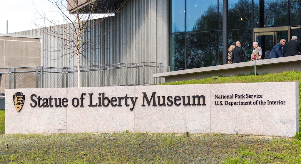 Museo de la Estatua de la Libertad con la antorcha original