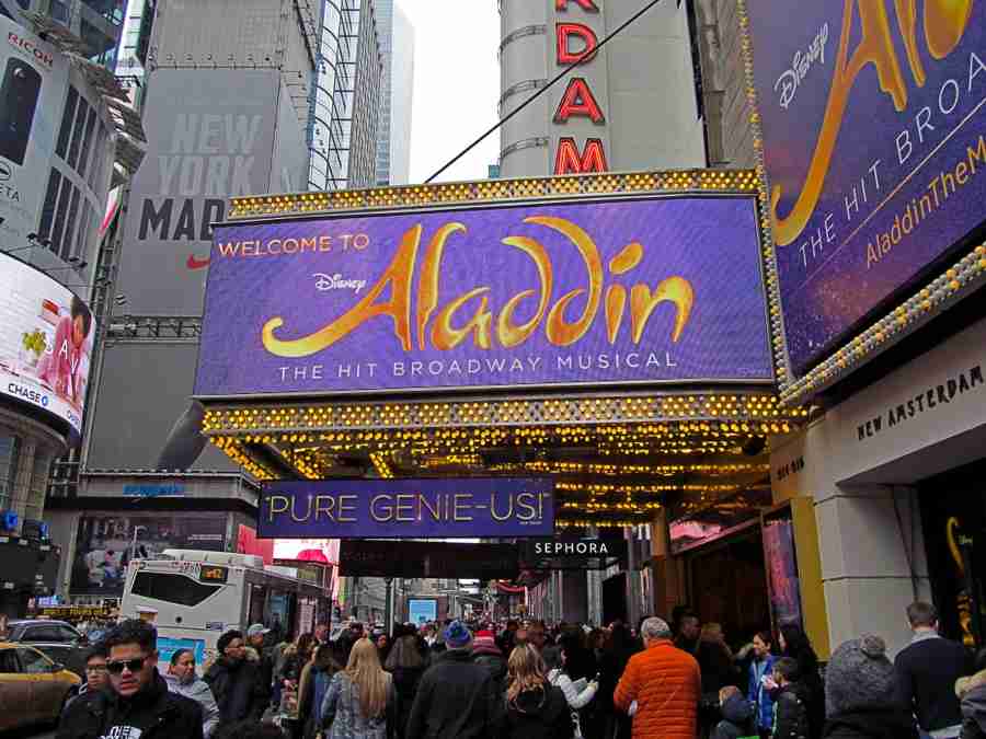 Musical Aladdin, Broadway Nueva York