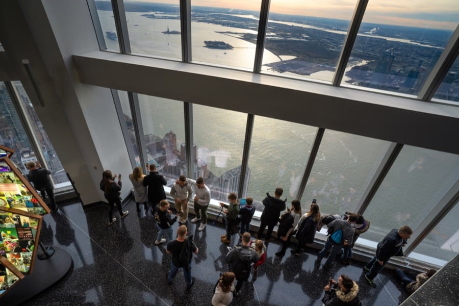 Vista desde el observatorio del One World Trade Center