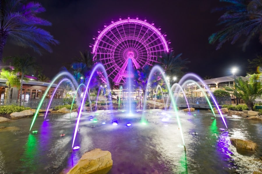 Orlando y su rueda de la fortuna: bienvenidos a Florida