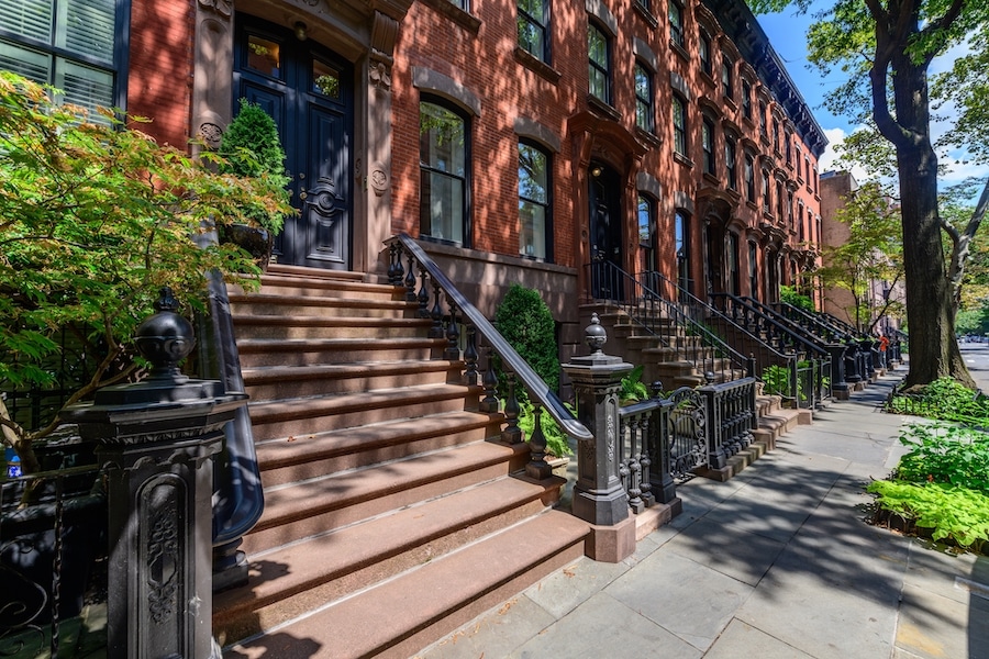 Perry Street en Greenwich Village es una de las calles más famosas