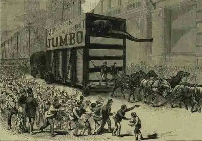 La llegada de Jumbo a Nueva York