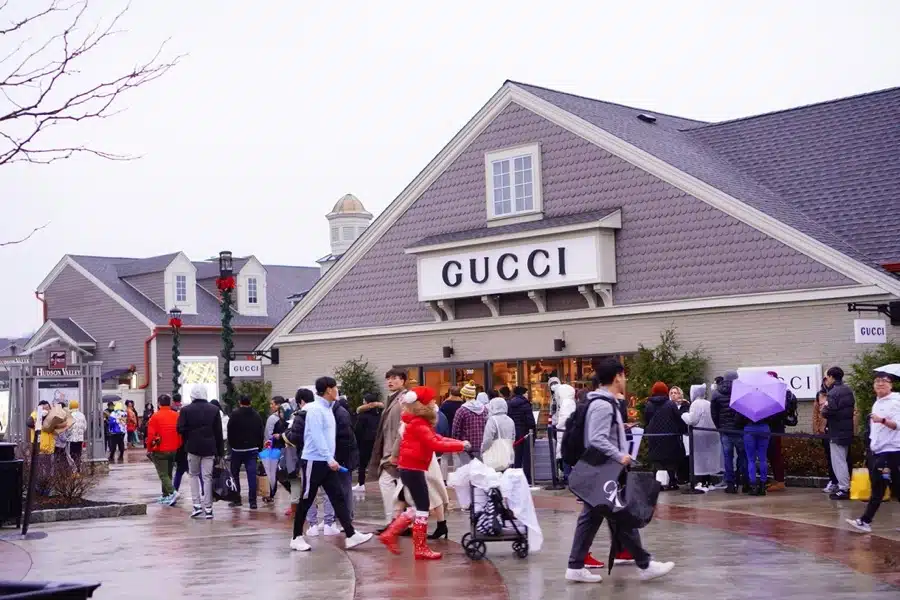La tienda de Gucci en el outlet Woodbury Common, Nueva York