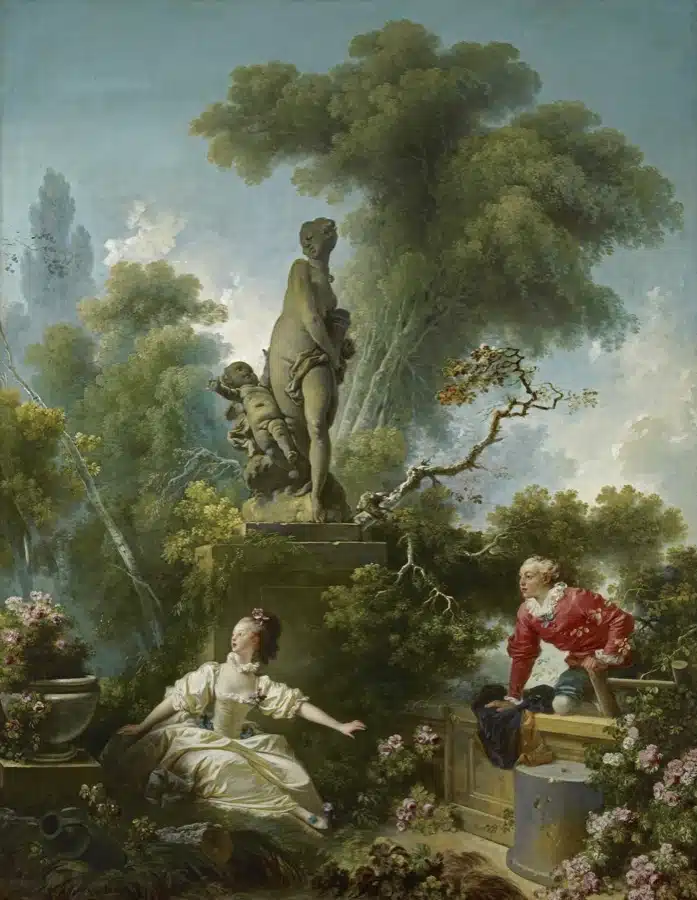 El progreso del amor (1772), Jean Honore Fragonard
