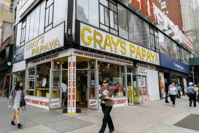Hot dog de Grays Papaya, Nueva York