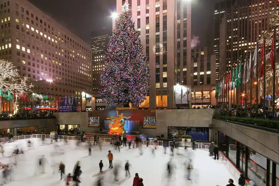 Encendido del árbol de Navidad de Rockefeller Center, Nueva York