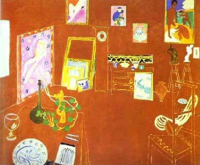 L'Atelier Rouge (El estudio rojo) de Matisse
