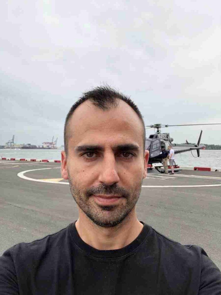 El día que hice el tour fue también la primera vez que me subí a un helicóptero: una experiencia inolvidable.