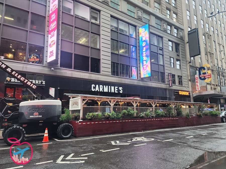 Carmine's Times Square -  Restaurantes para el 31 diciembre en Nueva York