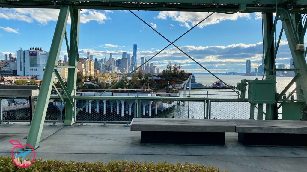 Vista desde el rooftop Park del Pier 57